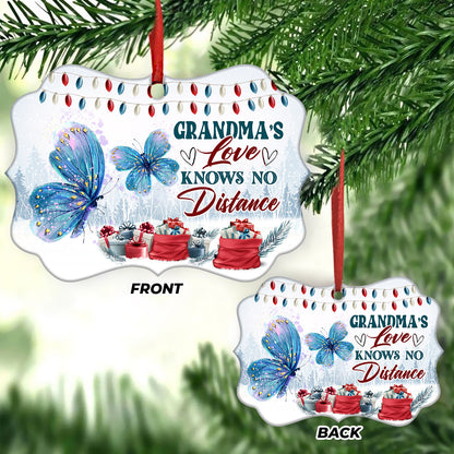 Gmg Butterfly Grandma No Distance Metal Ornament - Christmas Ornament - Christmas Gift