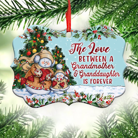 Gmg The Love Between A Grandmother And Granddaughter Is Forever Ornament - Christmas Ornament - Ciaocustom
