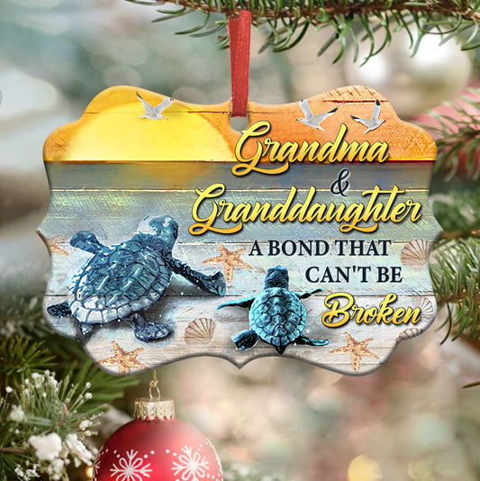 Gmg Turtle Grandma And Granddaughter Ornament - Christmas Ornament - Ciaocustom