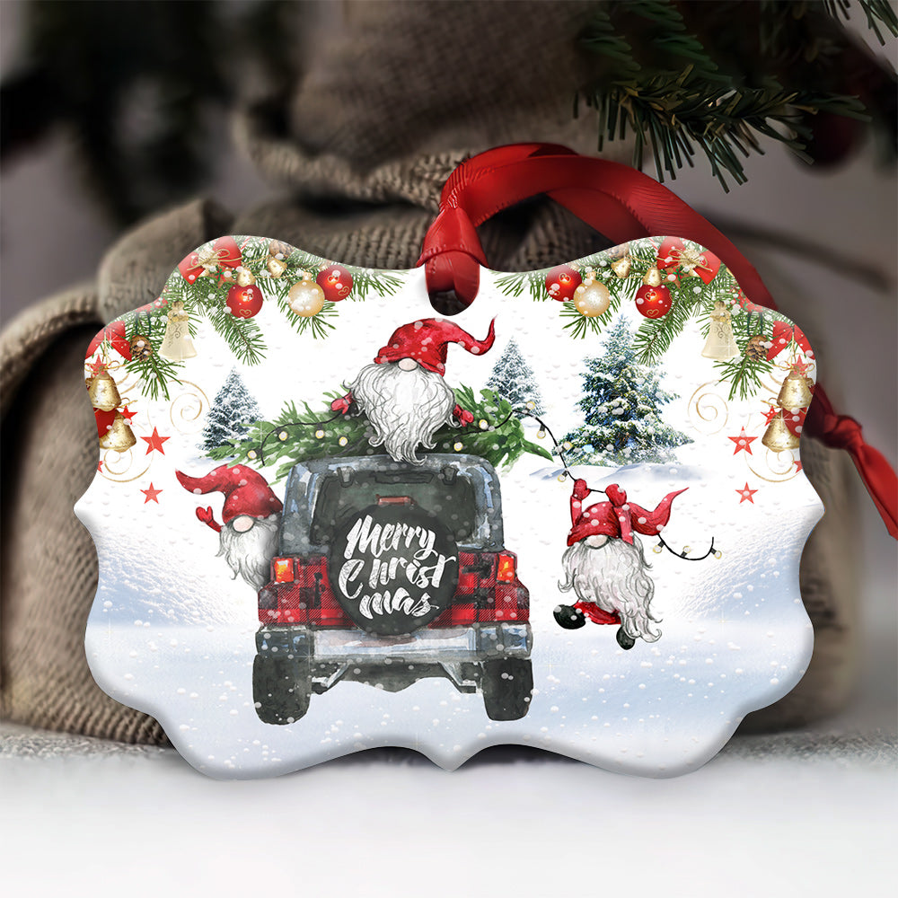 Gnome Merry Christmas Ornament 1 - Christmas Ornament - Ciaocustom