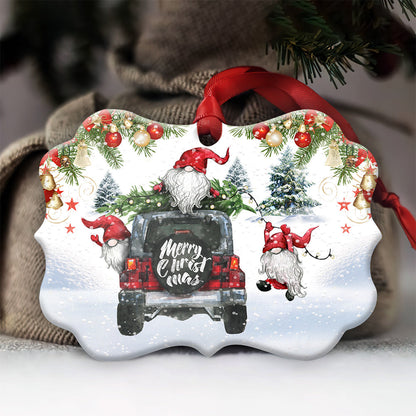 Gnome Merry Christmas Ornament 1 - Christmas Ornament - Ciaocustom