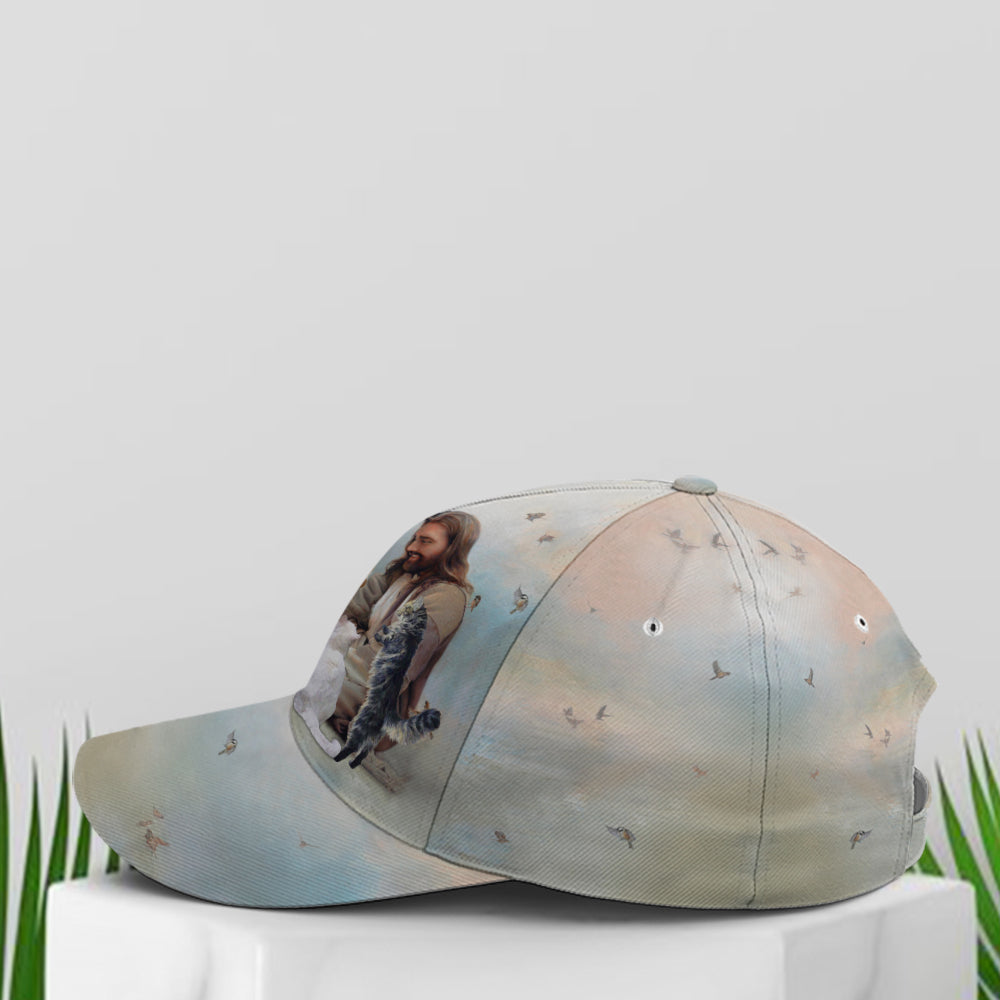 God And Cats Angels Baseball Cap