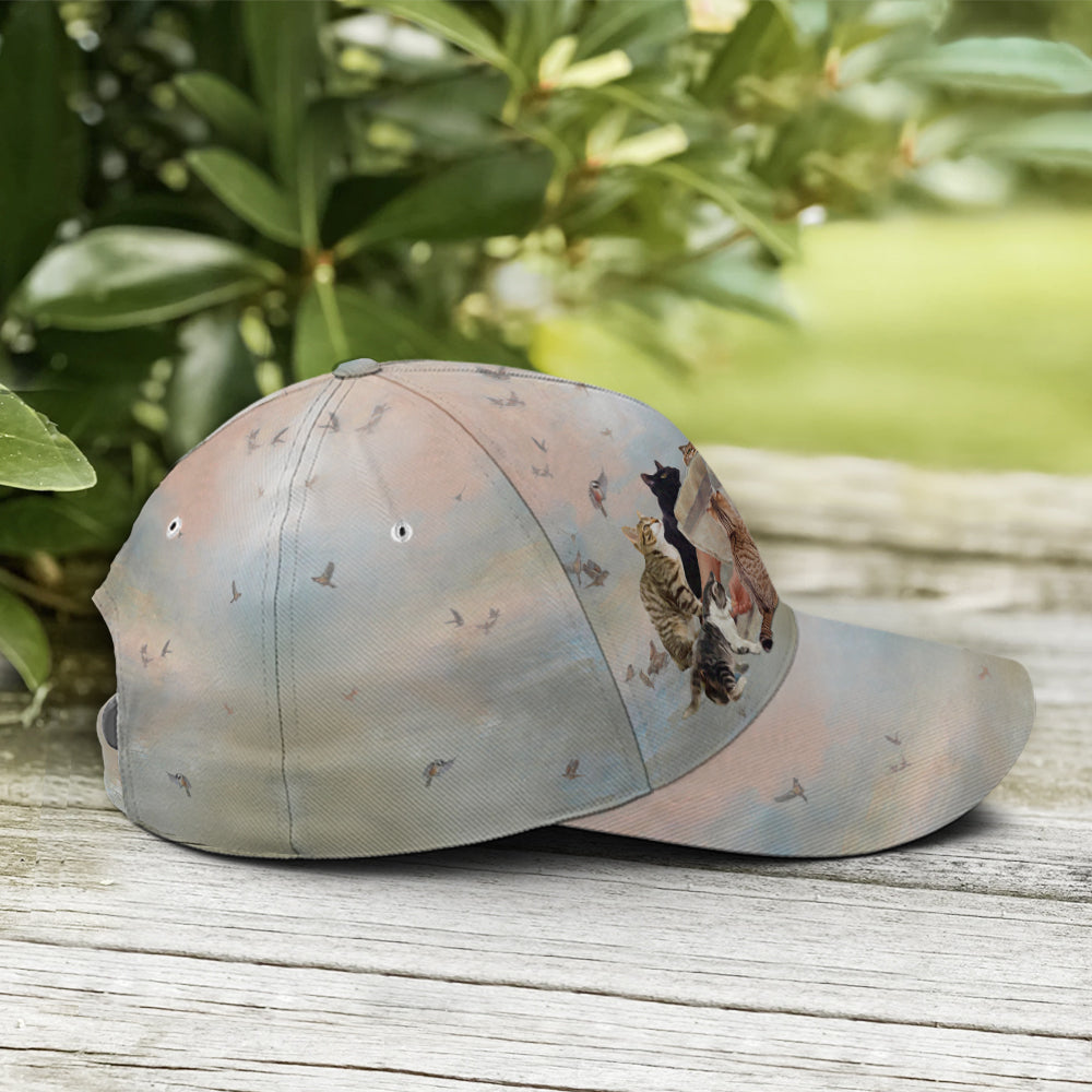 God And Cats Angels Baseball Cap