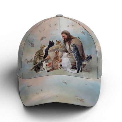 God And Cats Angels Baseball Cap