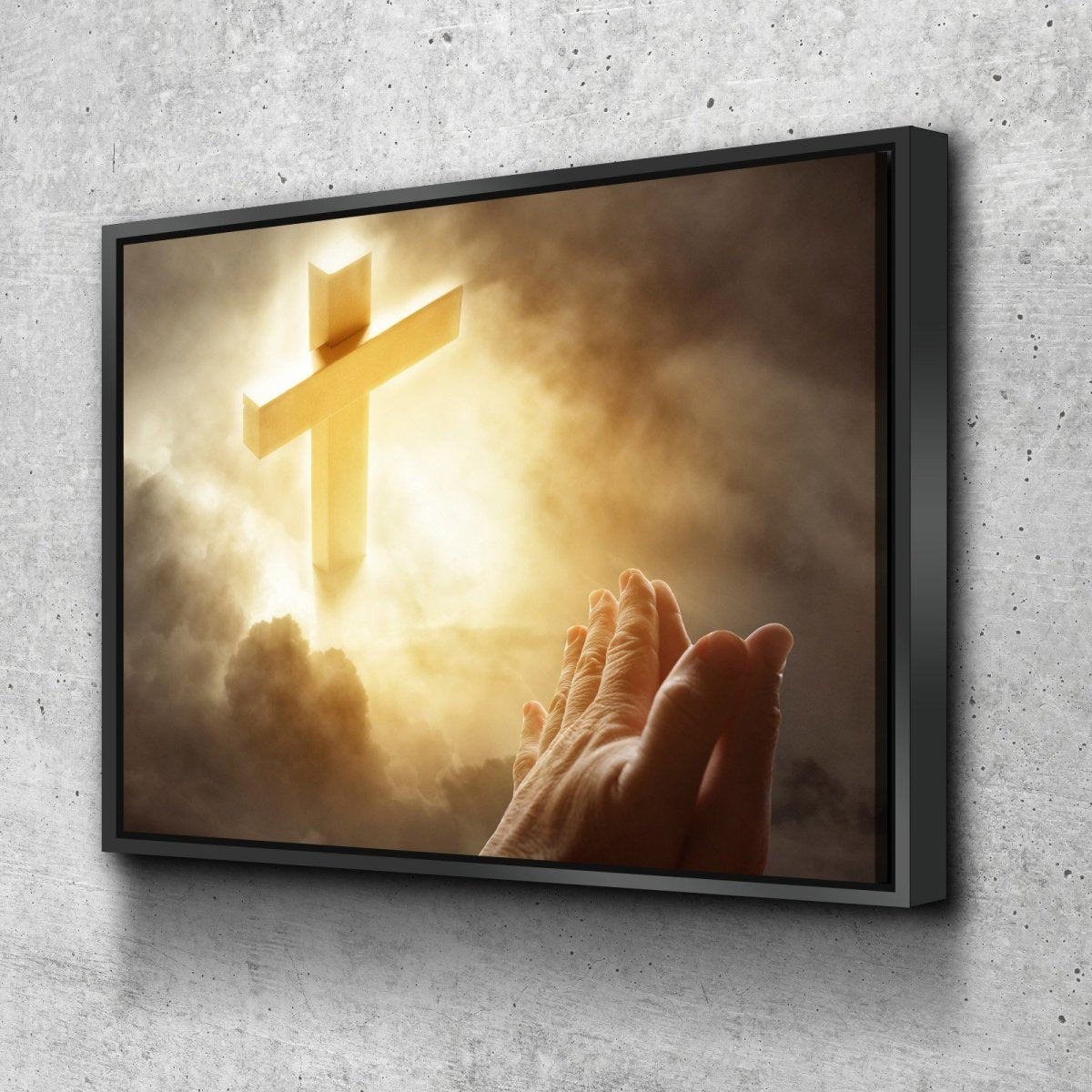 God Answers Prayers Art - Christian Canvas Wall Art