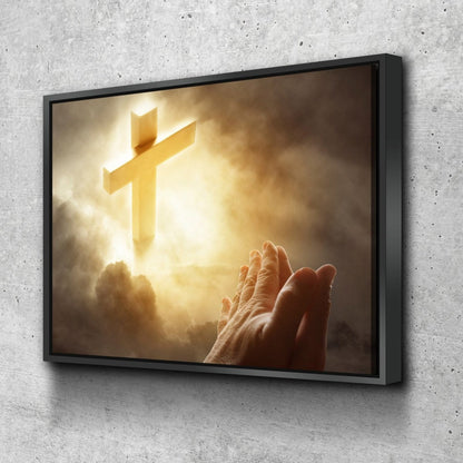 God Answers Prayers Art - Christian Canvas Wall Art