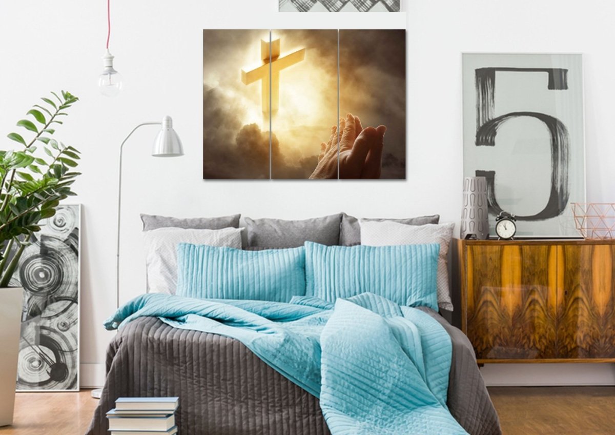 God Answers Prayers Art - Christian Canvas Wall Art