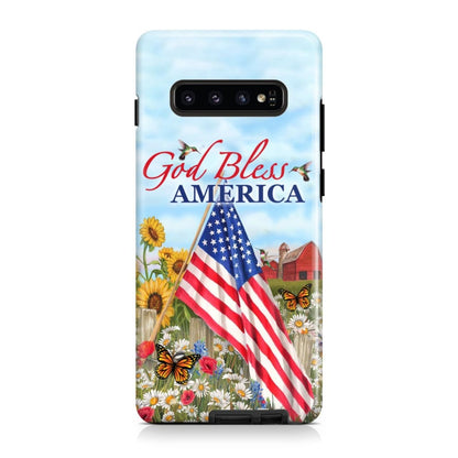 God Bless America Christian Phone Case - Scripture Phone Cases - Iphone Cases Christian