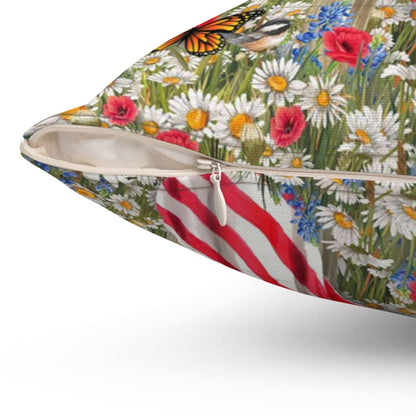 God Bless America Christian Pillow