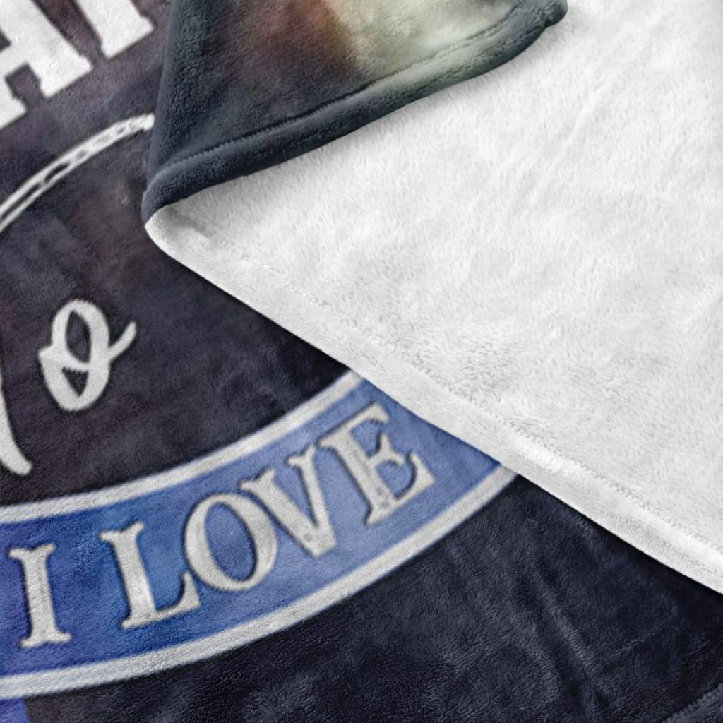 God Blessed The Broken Road That Led Me Straight To You Fleece Blanket - Christian Blanket - Bible Verse Blanket