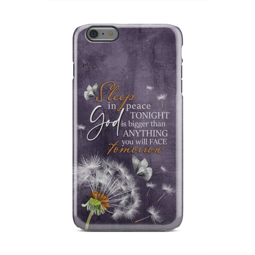 God Is Bigger Than Anything You Will Face Tomorrow - Christian Phone Cases - Religious Phone Case