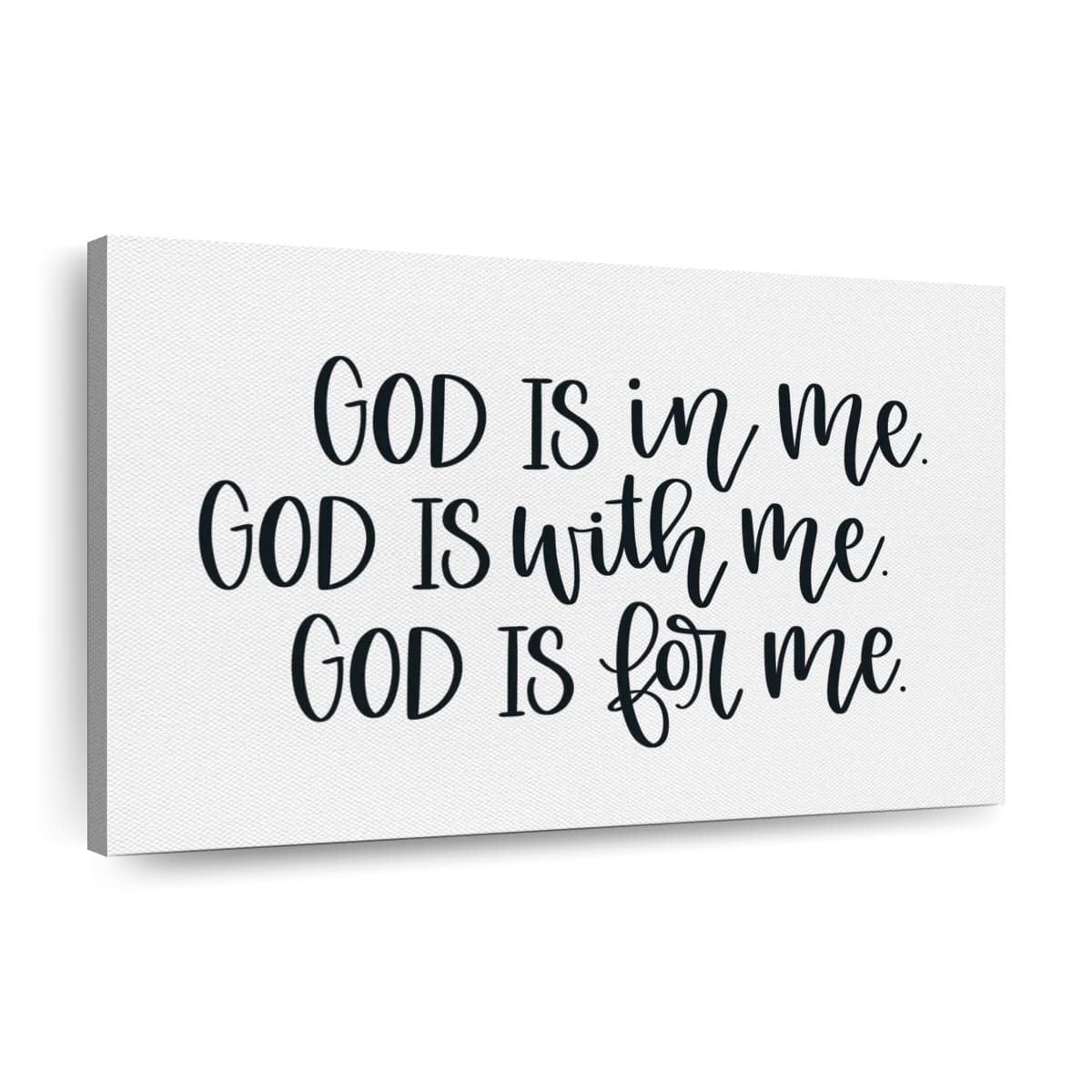 God Is Canvas Wall Art - Christian Canvas Wall Art - Religious Wall Art Canvas