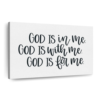 God Is Canvas Wall Art - Christian Canvas Wall Art - Religious Wall Art Canvas