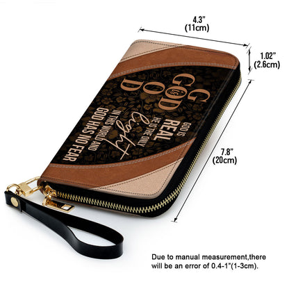 God Is Good Clutch Purse For Women - Personalized Name - Christian Gifts For Women