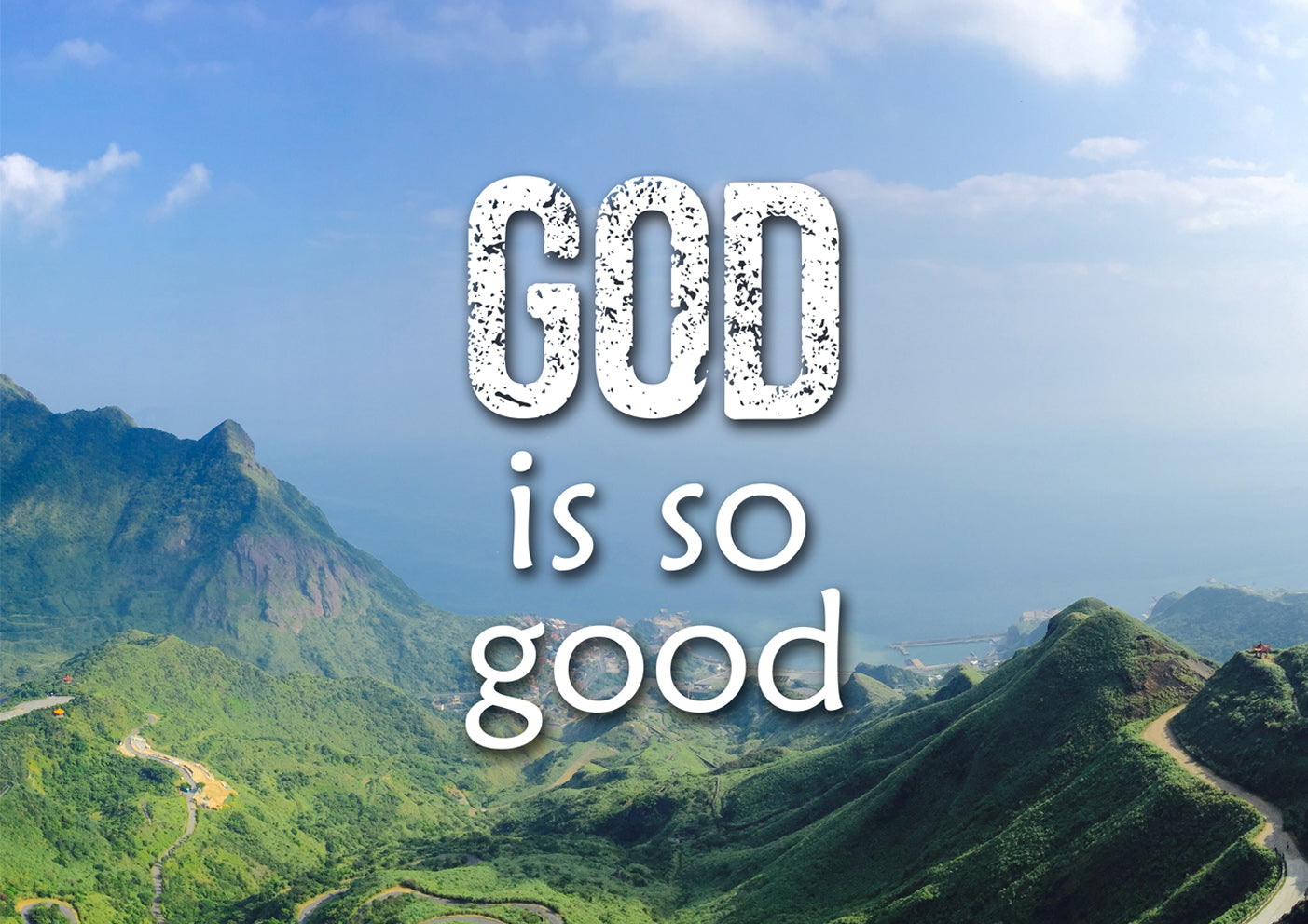God Is Good Wall Art Canvas Print - Christian Canvas Wall Art