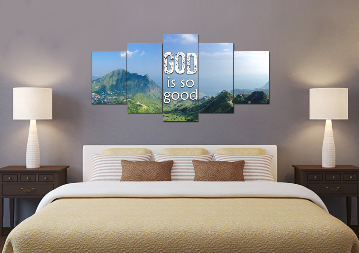 God Is Good Wall Art Canvas Print - Christian Canvas Wall Art