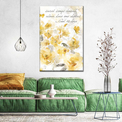 God Is Love II Canvas Wall Art - Christian Wall Decor Art - Religious Wall Decor