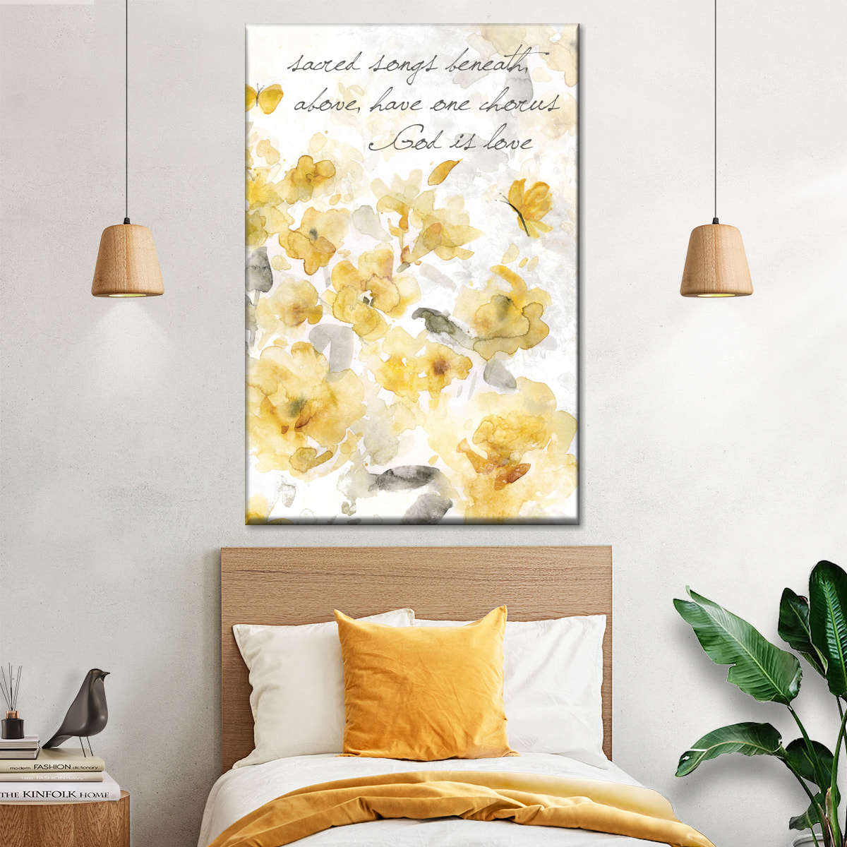 God Is Love II Canvas Wall Art - Christian Wall Decor Art - Religious Wall Decor