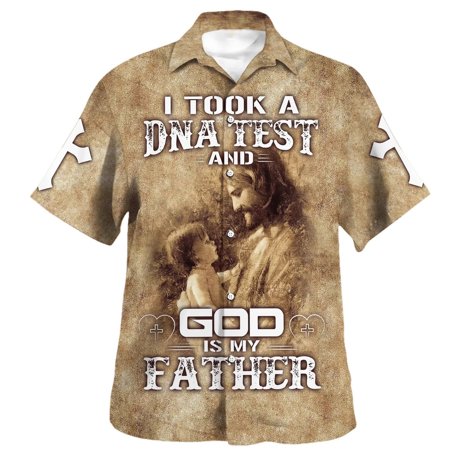God Is My Father Jesus And Baby Hawaiian Shirts For Men And Women - Christian Hawaiian Shirt - Hawaiian Summer Shirts