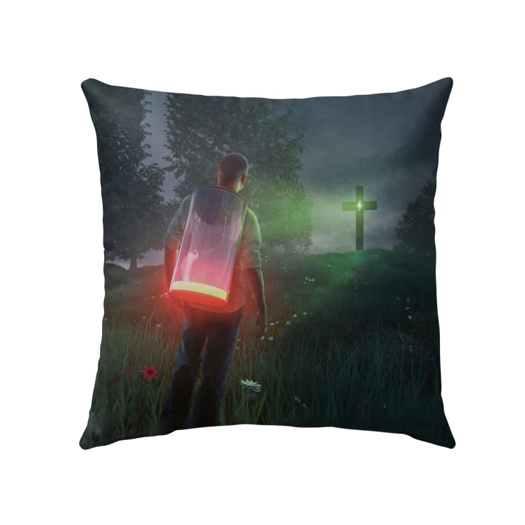 God Is The Plug Pillow - Christian Pillows