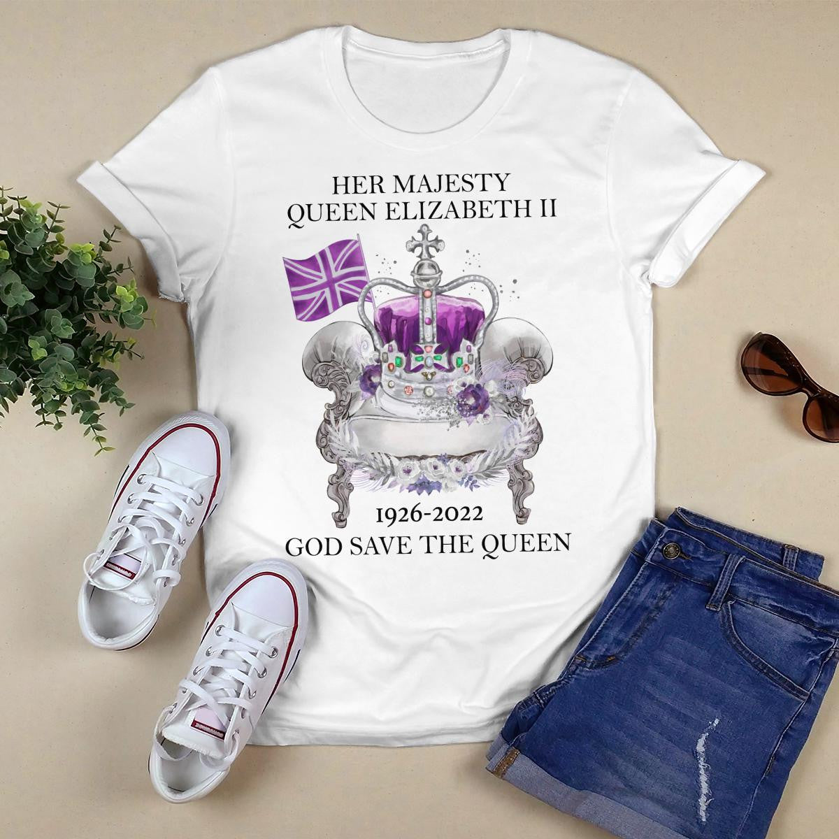 God Save The Queen Her Majesty Queen Elizabeth Ii, Memory About Queen Elizabeth Ii T-Shirt