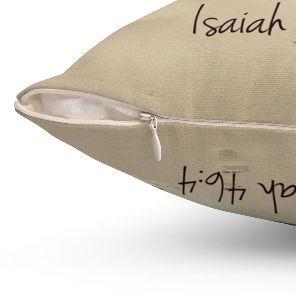 God Will Carry You Isaiah 464 Bible Verse Pillow