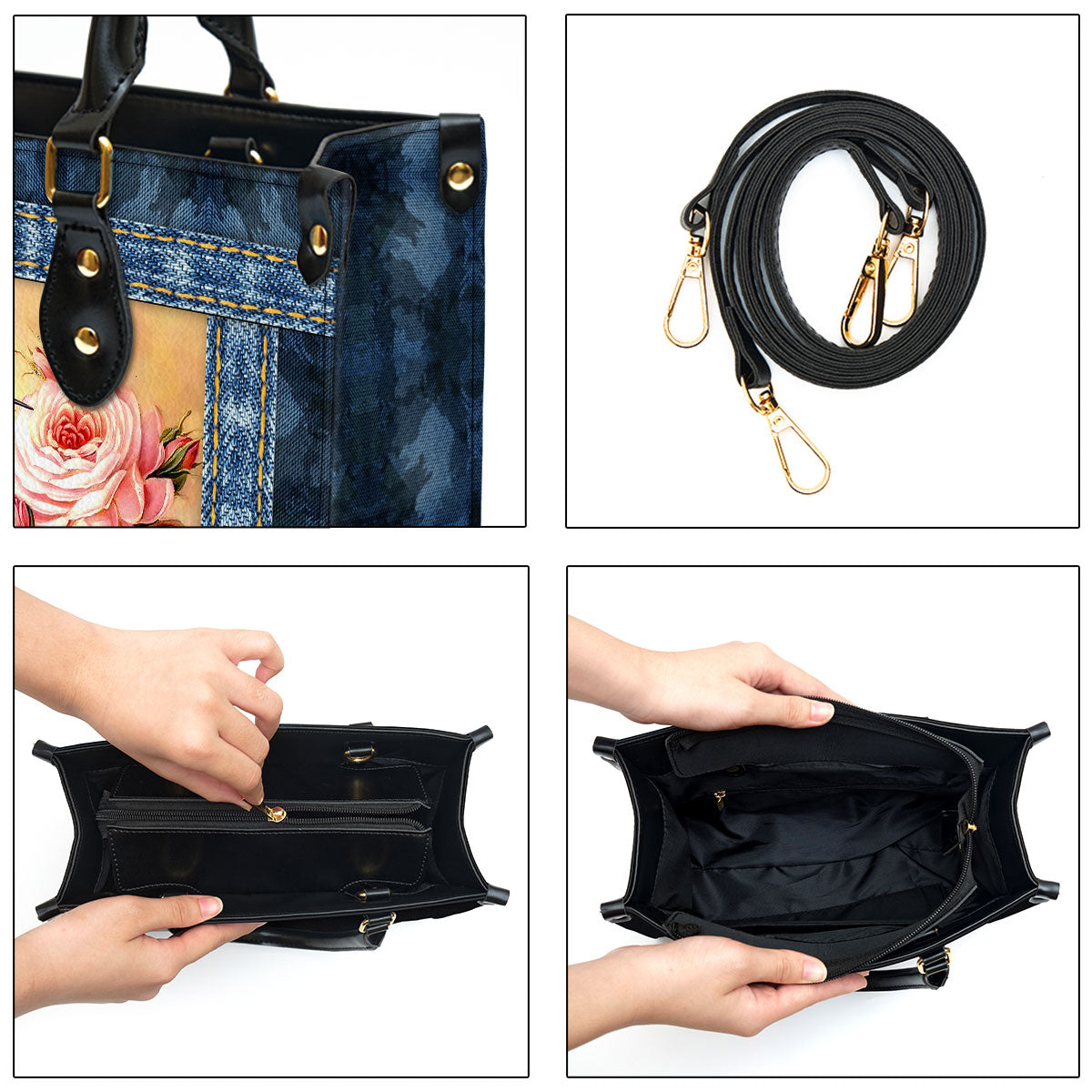 God Will Make A Way For You Zippered Leather Handbag With Handle Gift For Her - Women Pu Leather Bag