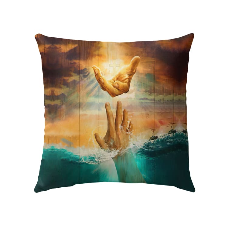 God Will Save You Christian Pillow