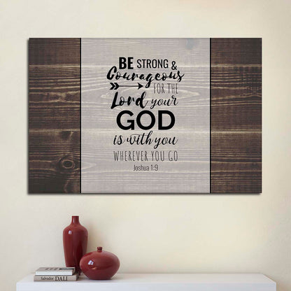 God With You Canvas Wall Art - Christian Canvas Wall Art - Religious Wall Art Canvas