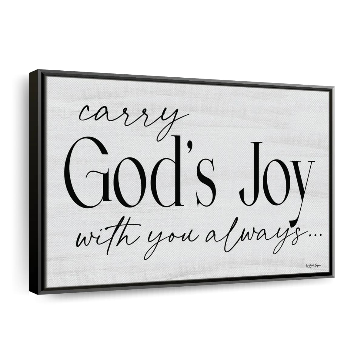 God's Joy Canvas Wall Art - Christian Canvas Wall Art - Religious Wall Art Canvas