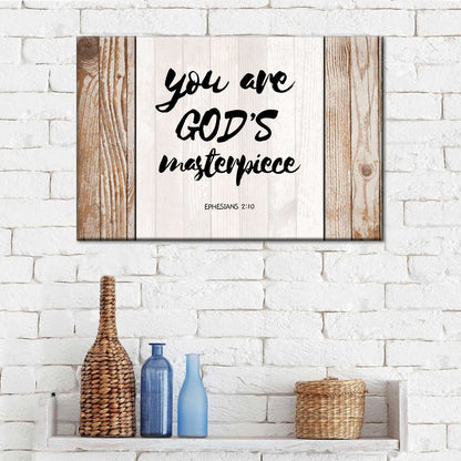 God's Masterpiece Canvas Wall Art - Christian Canvas Wall Art - Religious Wall Art Canvas