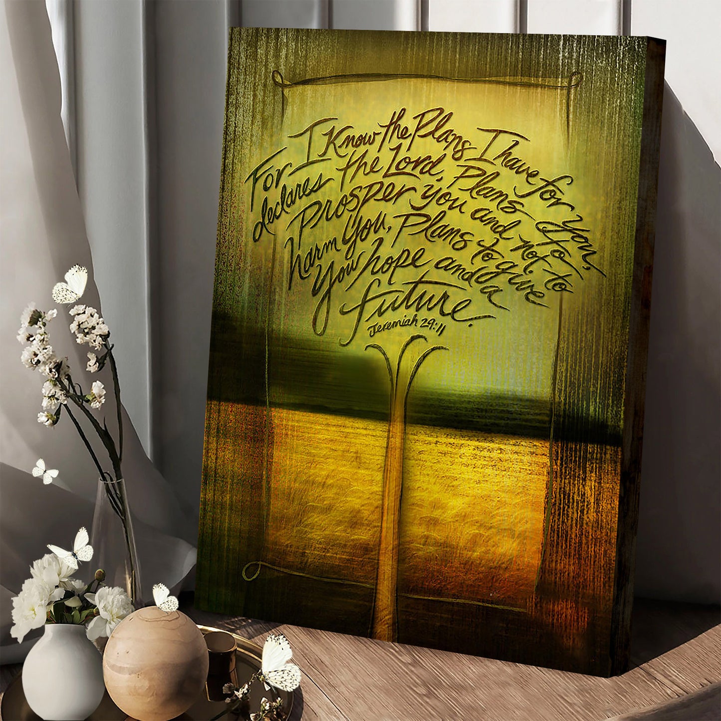 God's Plans Canvas Pictures - Christian Canvas Wall Decor - Religious Wall Art Canvas