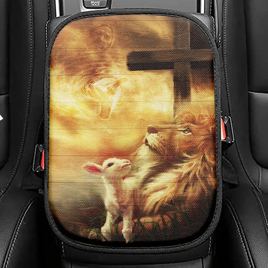 God's Rules Seat Box Cover, Kids BedCar Center Console Cover, Christian Car Interior Accessories
