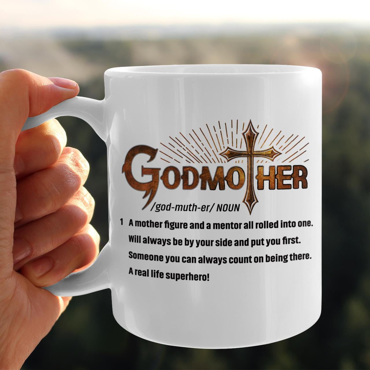 Godmother, Godmother Gift, The Godmother Mug, Tee Shirt Gift For Godmother
