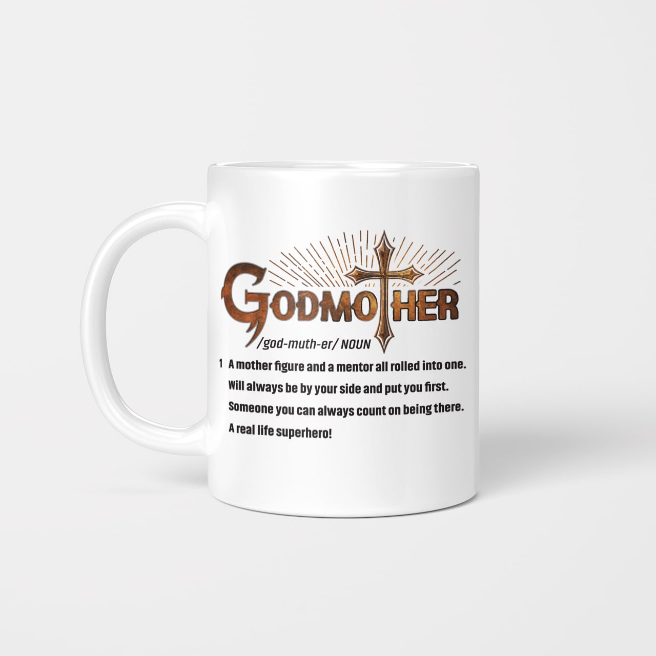 Godmother, Godmother Gift, The Godmother Mug, Tee Shirt Gift For Godmother