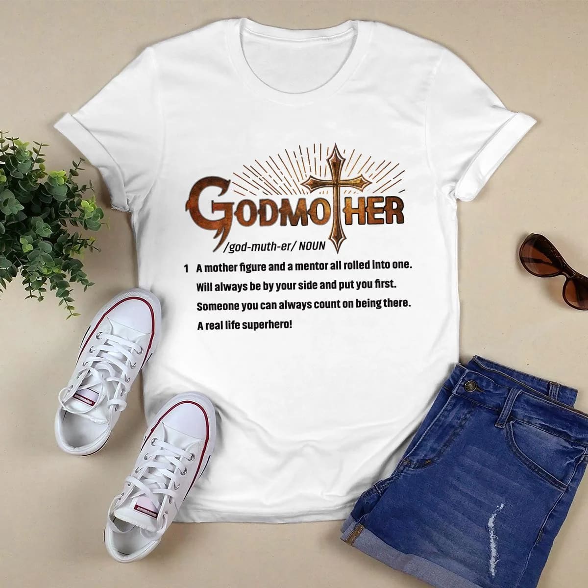 Godmother, Godmother Gift, The Godmother T-Shirt, Tee Shirt Gift For Godmother