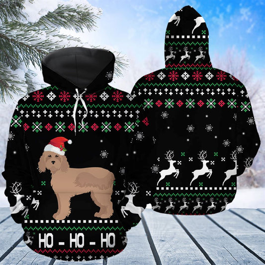 Goldendoodle Hohoho All Over Print 3D Hoodie For Men And Women, Best Gift For Dog lovers, Best Outfit Christmas
