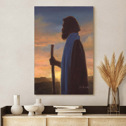 Good Shepherd Canvas Picture - Jesus Christ Canvas Art - Christian Wall Canvas