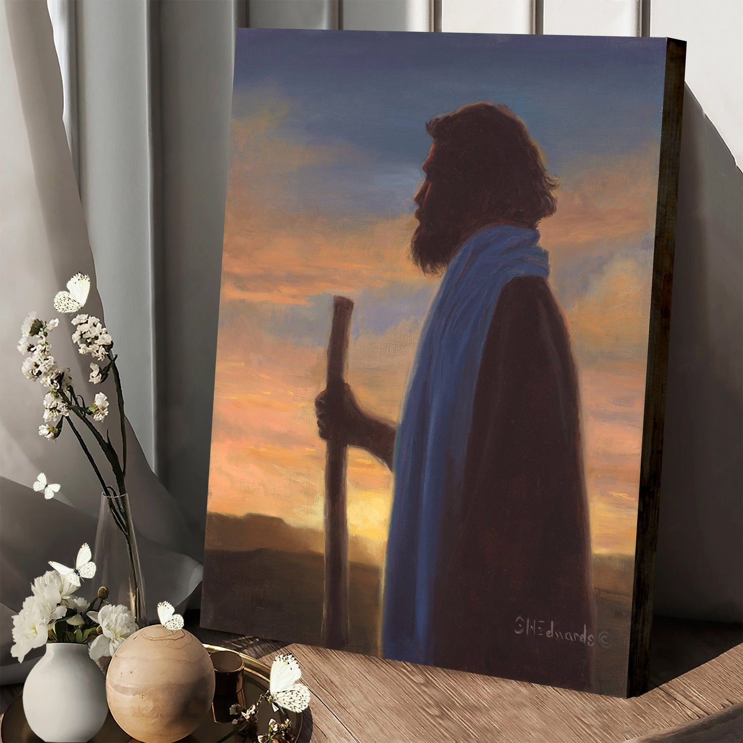 Good Shepherd Canvas Picture - Jesus Christ Canvas Art - Christian Wall Canvas