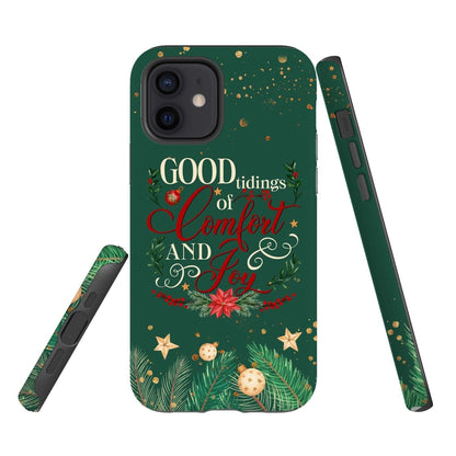 Good Tidings Of Comfort And Joy Christmas Phone Case - Bible Verse Phone Cases Samsung