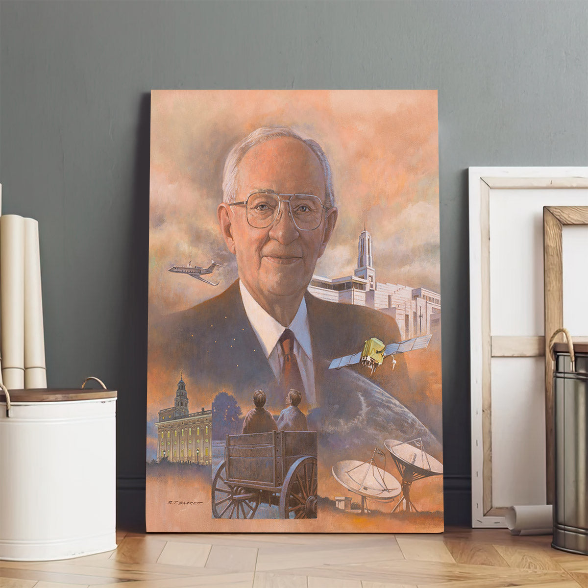 Gordon B. Hinckley Canvas Picture - Jesus Canvas Wall Art - Christian Wall Art