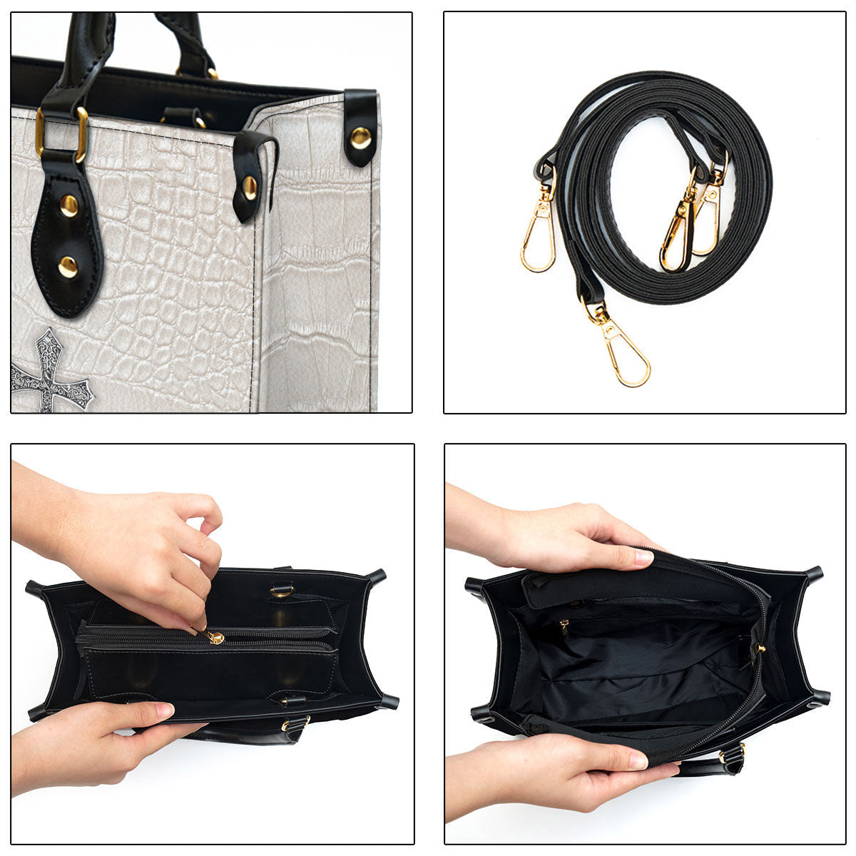 Gorgeous Butterfly Leather Bag - My Faith Will Set Me Free - Christian Pu Leather Bags For Women