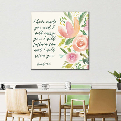 Grace Upon Grace I Square Canvas Wall Art - Christian Wall Decor - Christian Wall Hanging