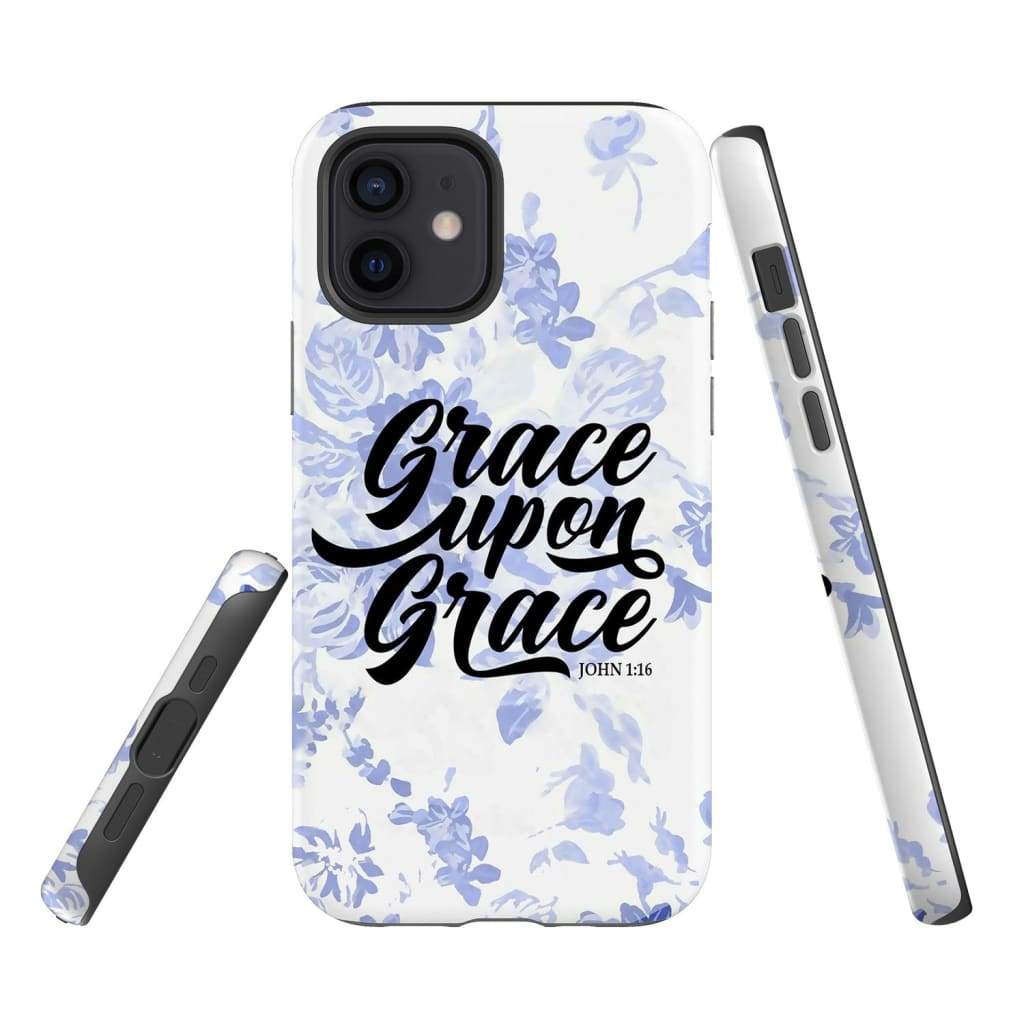 Grace Upon Grace John 116 Phone Case - Bible Verse Phone Cases- Iphone Samsung Cases Christian