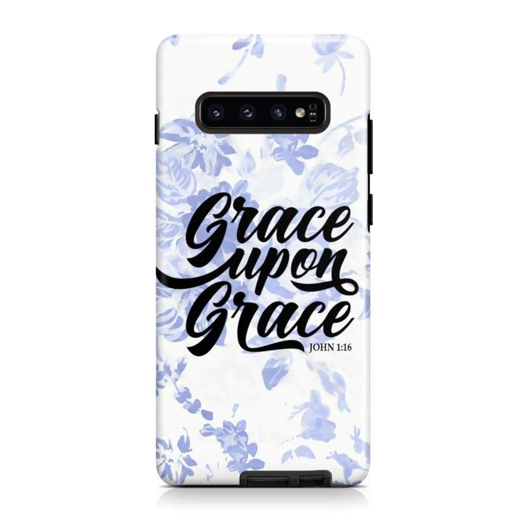 Grace Upon Grace John 116 Phone Case - Bible Verse Phone Cases- Iphone Samsung Cases Christian