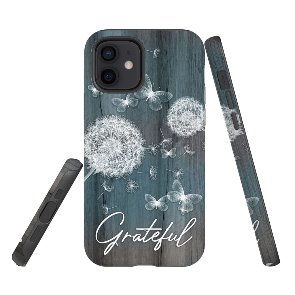 Grateful Dandelions Butterflies Phone Case - Bible Verse Phone Cases Samsung