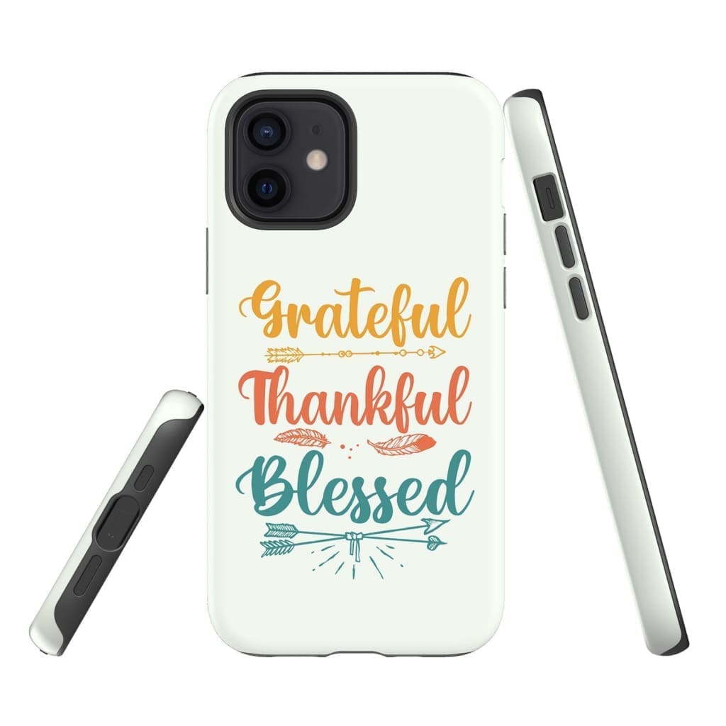 Grateful Thankful Blessed Phone Case - Christian Phone Case - Christian Gifts - Bible Verse Phone Cases Samsung