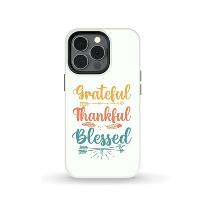 Grateful Thankful Blessed Phone Case - Christian Phone Case - Christian Gifts - Bible Verse Phone Cases Samsung