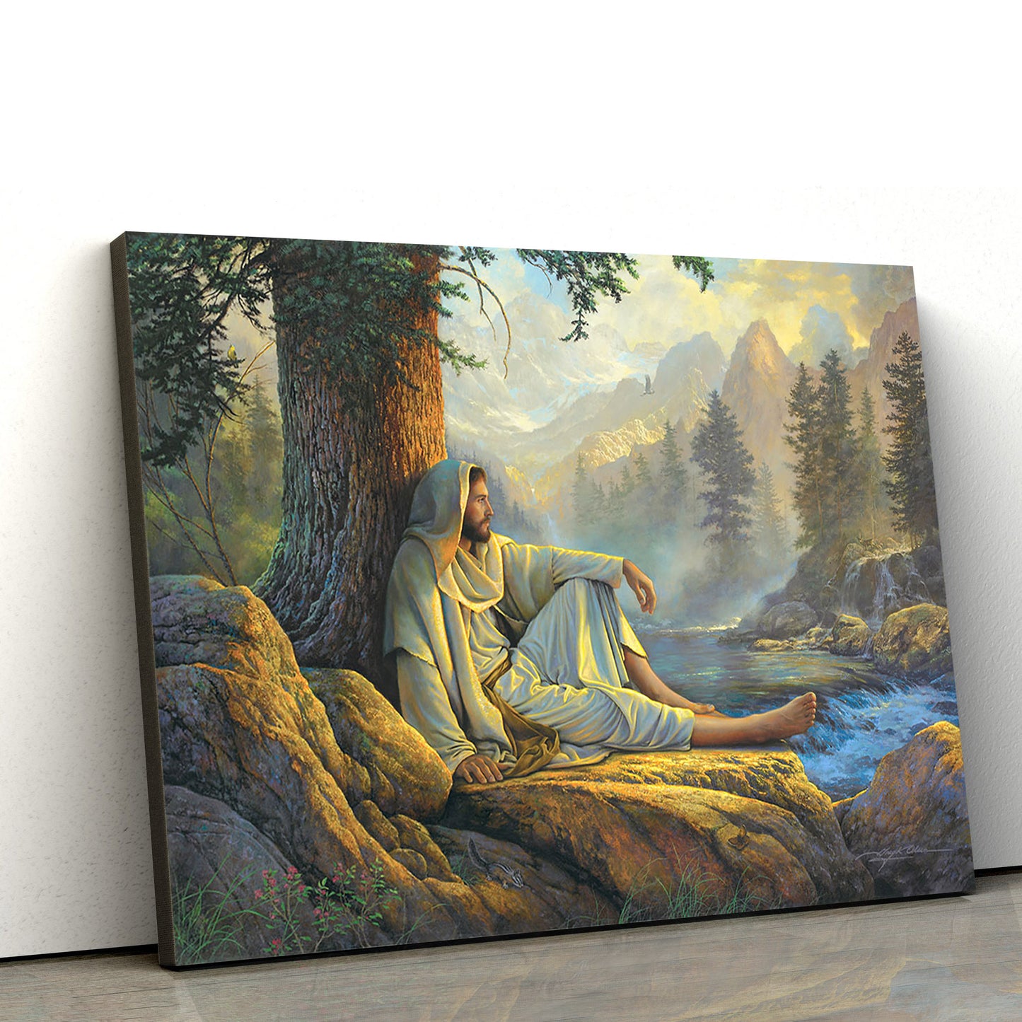 Greg Olsen Jesus - Jesus Canvas Wall Art - Christian Wall Art