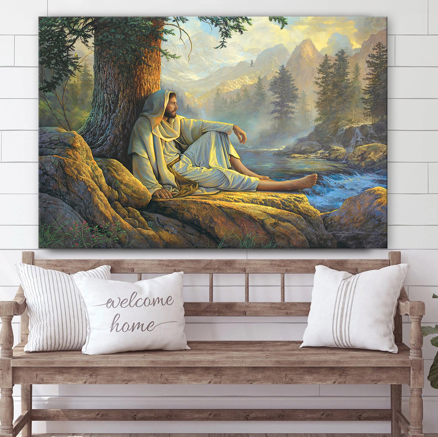 Greg Olsen Jesus - Jesus Canvas Wall Art - Christian Wall Art